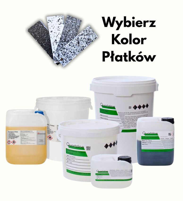 Zestaw żywic na balkon i taras 20 m2 EasyFlake
